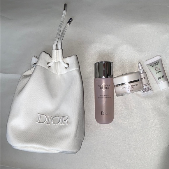 Dior Capture Totale Skincare Collection - White and Pink